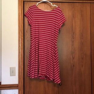 Red and White Chaps Dress